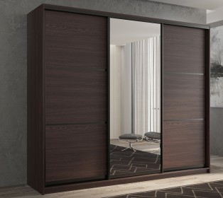 Шкаф-купе 3-х дверный Кааппи 2 Венге 210х60х230 см