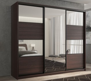 Шкаф-купе 3-х дверный Кааппи 5 Венге 210х60х230 см