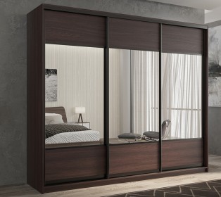 Шкаф-купе 3-х дверный Кааппи 6 Венге 210х60х230 см