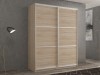 Шкаф-купе 2-х дверный Кааппи 4 Дуб Сонома Светлый 160х60х230 см