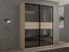 Шкаф-купе 2-х дверный Кааппи 12 Дуб Сонома Светлый 140х45х230 см
