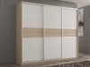 Шкаф-купе 3-х дверный Кааппи 11 Дуб Сонома Светлый 240х45х230 см