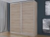 Шкаф-купе 2-х дверный Лаурус 3 Дуб Сонома Светлый 140х45х220 см