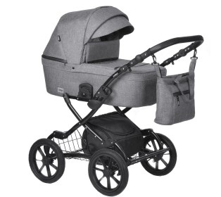 Коляска 2в1 Indigo VERONA Plus 12  (т.серый)
